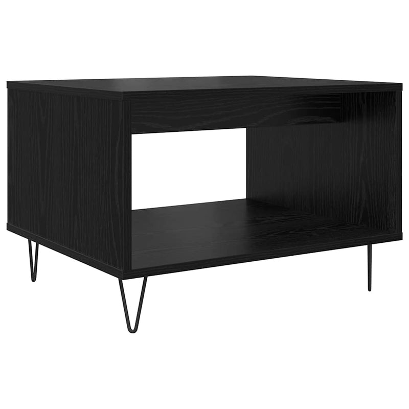 vidaXL Dohányzóasztal Musta tammi 60 x 50 x 40 cm Faanyag