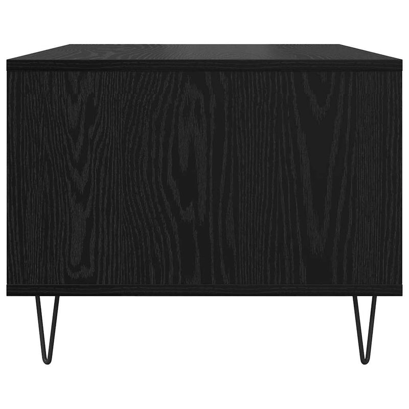 vidaXL Dohányzóasztal Musta tammi 60 x 50 x 40 cm Faanyag