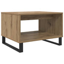 vidaXL Dohányzóasztal kézműves tölgy 60 x 50 x 40 cm Faanyag