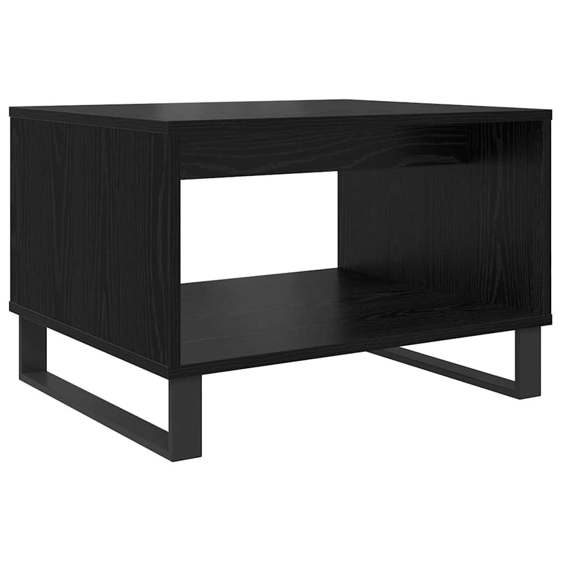 vidaXL Dohányzóasztal Musta tammi 60 x 50 x 40 cm Faanyag