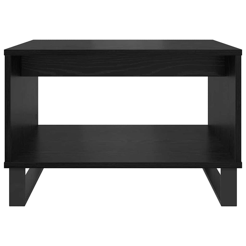 vidaXL Dohányzóasztal Musta tammi 60 x 50 x 40 cm Faanyag