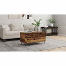 vidaXL Dohányzóasztal Régi fa 90 x 44.5 x 45 cm Faanyag