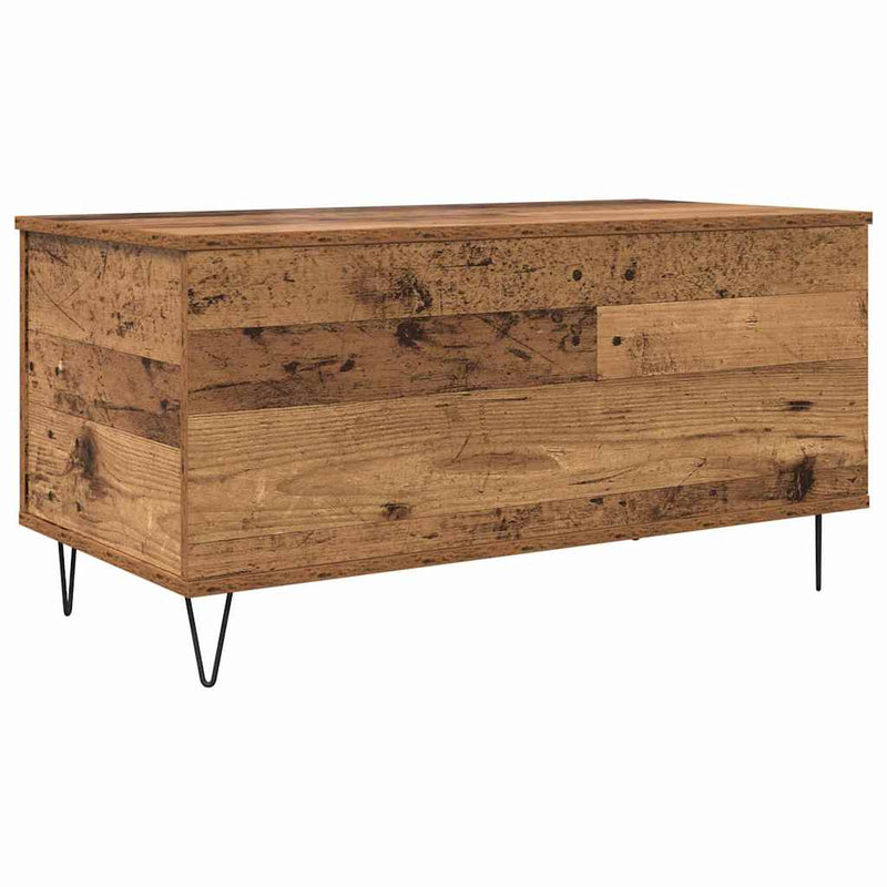 vidaXL Dohányzóasztal Régi fa 90 x 44.5 x 45 cm Faanyag