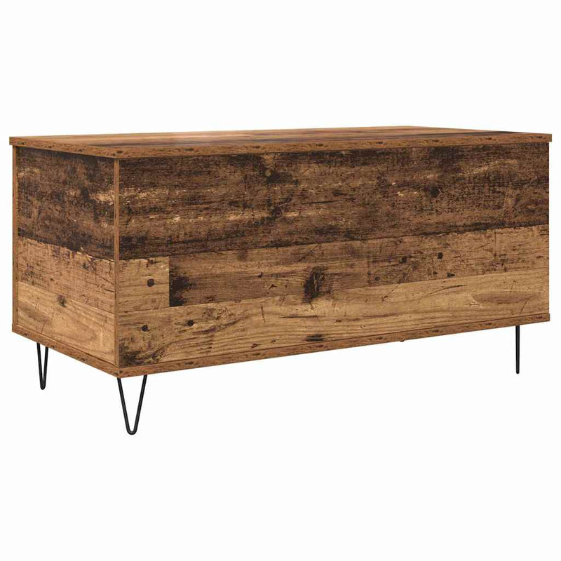 vidaXL Dohányzóasztal Régi fa 90 x 44.5 x 45 cm Faanyag