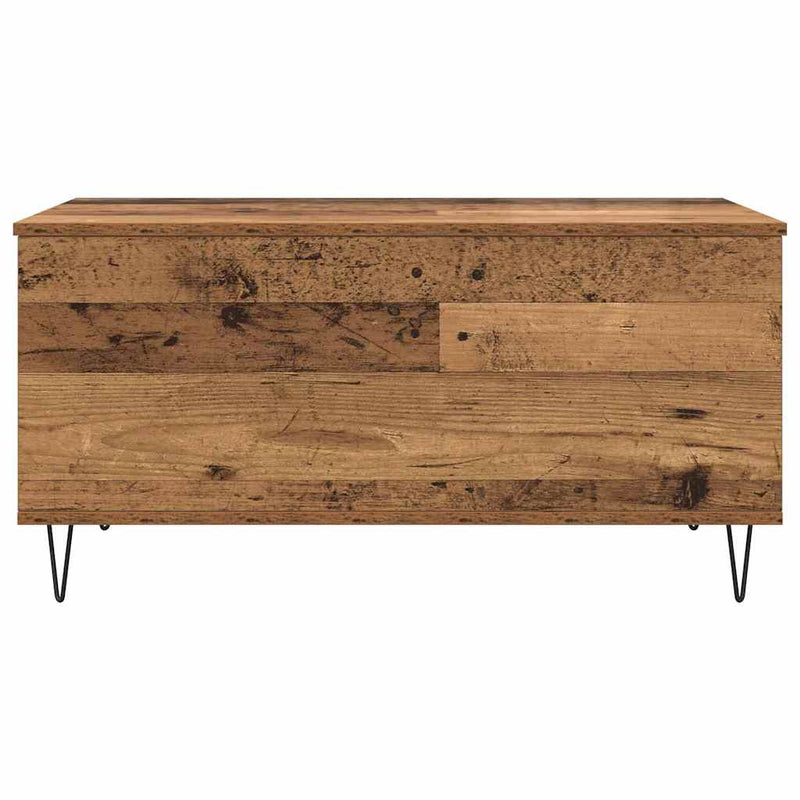 vidaXL Dohányzóasztal Régi fa 90 x 44.5 x 45 cm Faanyag
