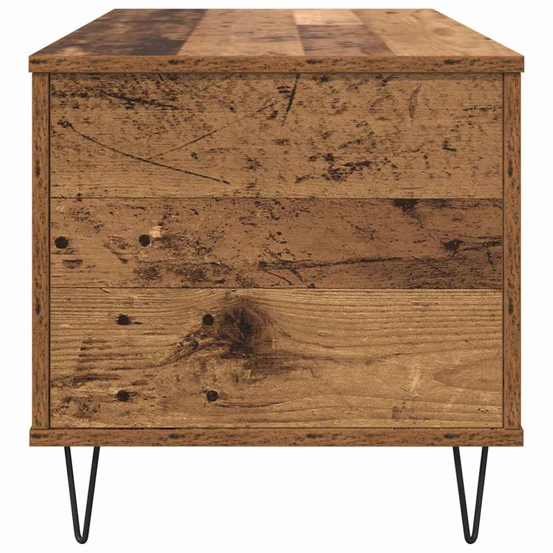 vidaXL Dohányzóasztal Régi fa 90 x 44.5 x 45 cm Faanyag