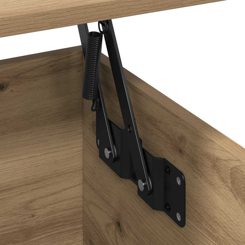 vidaXL Dohányzóasztal kézműves tölgy 90 x 44.5 x 45 cm Faanyag