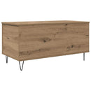 vidaXL Dohányzóasztal kézműves tölgy 90 x 44.5 x 45 cm Faanyag