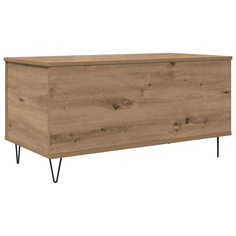 vidaXL Dohányzóasztal kézműves tölgy 90 x 44.5 x 45 cm Faanyag