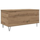 vidaXL Dohányzóasztal kézműves tölgy 90 x 44.5 x 45 cm Faanyag