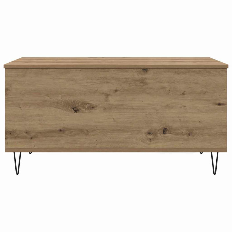 vidaXL Dohányzóasztal kézműves tölgy 90 x 44.5 x 45 cm Faanyag