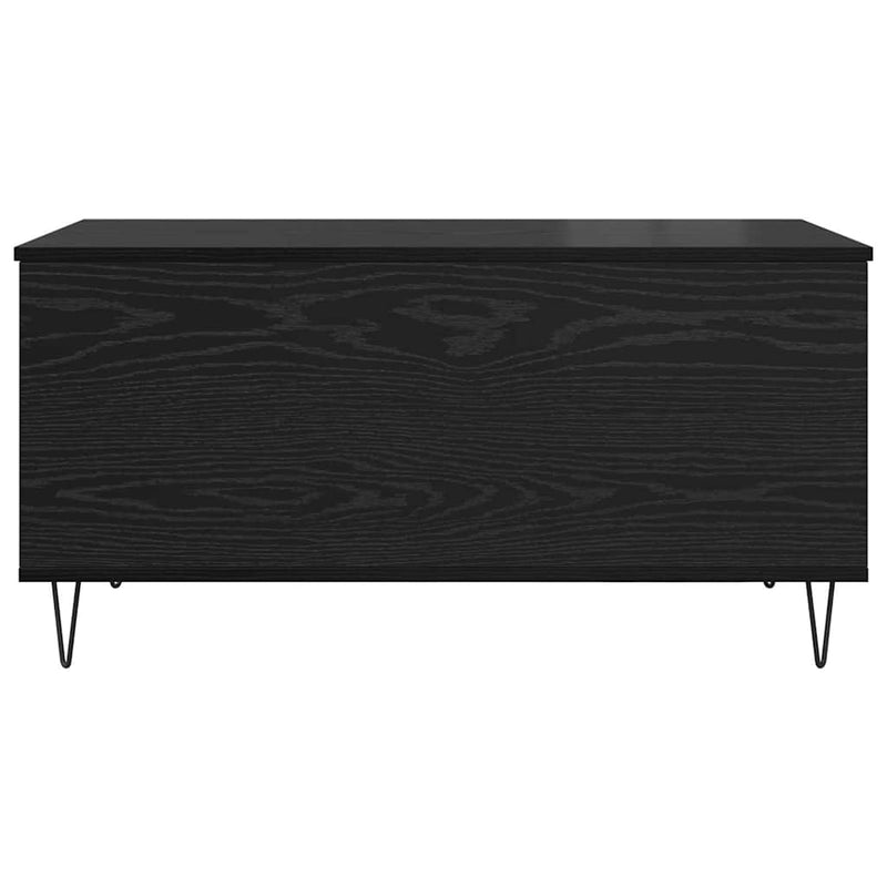 vidaXL Dohányzóasztal Musta tammi 90 x 44.5 x 45 cm Faanyag