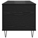 vidaXL Dohányzóasztal Musta tammi 90 x 44.5 x 45 cm Faanyag