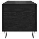 vidaXL Dohányzóasztal Musta tammi 90 x 44.5 x 45 cm Faanyag
