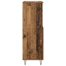 vidaXL Magasfiú Barna 60 x 36 x 110 cm Faanyag