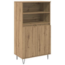 vidaXL Magasfiú Barna 60 x 36 x 110 cm Faanyag
