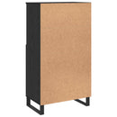 vidaXL Magasfiú Fekete 60 x 36 x 110 cm Faanyag