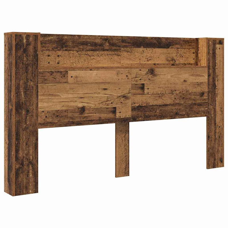 vidaXL Fejhajtó szekrény polcokkal Régi fa 180 x17 x104.5 cm Faanyag