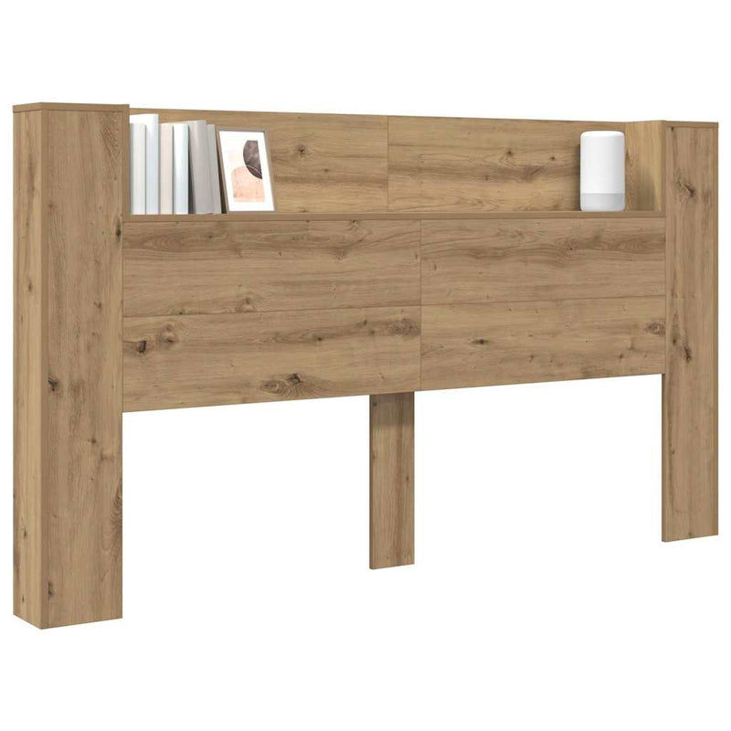 vidaXL Fejhajtó szekrény kézműves tölgy 180 x 17 x 104.5 cm Faanyag