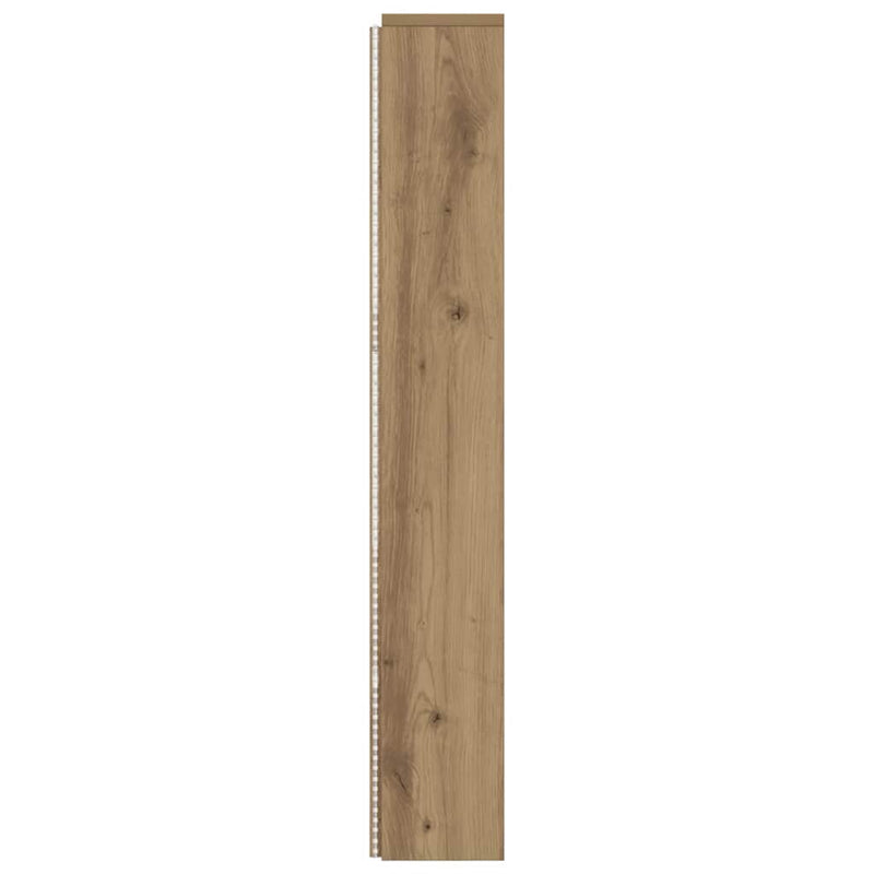 vidaXL Fejhajtó szekrény kézműves tölgy 180 x 17 x 104.5 cm Faanyag