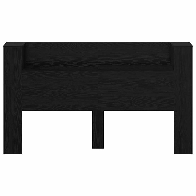 vidaXL Fejhajtó szekrény Musta tammi 180 x 17 x 104.5 cm Faanyag