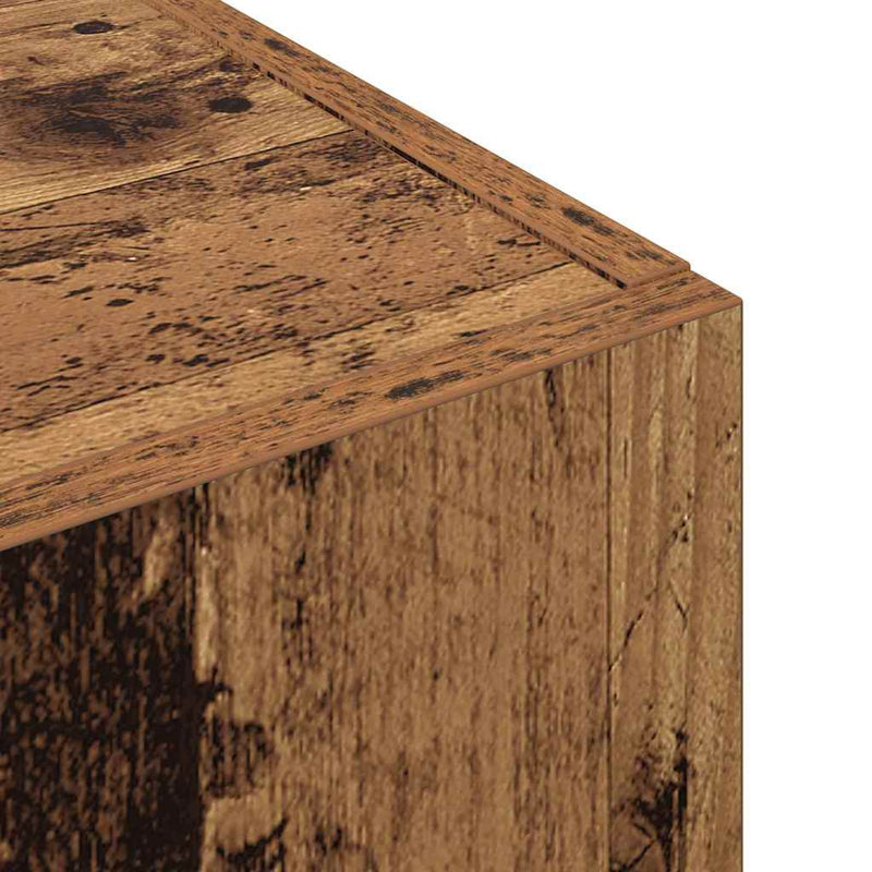 vidaXL Irodai szekrény polcokkal Régi fa 60 x 32 x 115 cm Faanyag