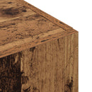 vidaXL Irodai szekrény polcokkal Fekete tölgy 60 x 32 x 115 cm Faanyag