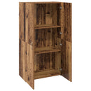 vidaXL Irodai szekrény Antik Fa 60 x 32 x 115 cm Faanyag