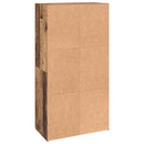 vidaXL Irodai szekrény Antik Fa 60 x 32 x 115 cm Faanyag