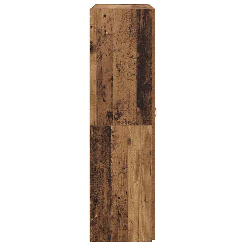 vidaXL Irodai szekrény polcokkal Régi fa 60 x 32 x 115 cm Faanyag