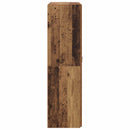 vidaXL Irodai szekrény Antik Fa 60 x 32 x 115 cm Faanyag