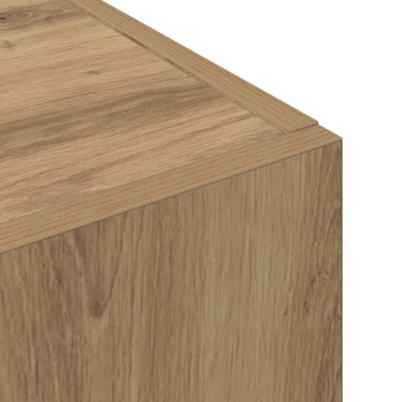 vidaXL Irodai szekrény ajtóval kézműves tölgy 60 x 32 x 115 cm Faanyag