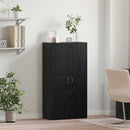 vidaXL Irodai szekrény Fekete Tölgy 60 x 32 x 115 cm Szerelt Fa