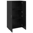 vidaXL Irodai szekrény Fekete Tölgy 60 x 32 x 115 cm Szerelt Fa