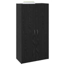 vidaXL Irodai szekrény Fekete Tölgy 60 x 32 x 115 cm Szerelt Fa