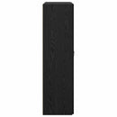 vidaXL Irodai szekrény Fekete Tölgy 60 x 32 x 115 cm Szerelt Fa
