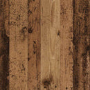 vidaXL Ruhásszekrény polcokkal Régi fa 77 x 48 x 102 cm Faanyag