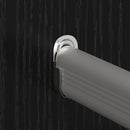 vidaXL Ruhásszekrény polcokkal Musta tammi 77 x 48 x 102 cm Faanyag