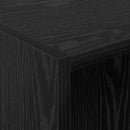 vidaXL Ruhásszekrény polcokkal Musta tammi 41 x 48 x 102 cm Faanyag