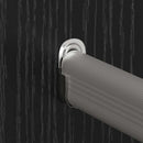 vidaXL Ruhásszekrény polcokkal Musta tammi 41 x 48 x 102 cm Faanyag