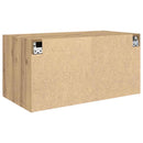 vidaXL Fali Szekrény kézműves tölgy 80 x 42.5 x 40 cm Faanyag