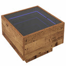 vidaXL Dohányzóasztal Régi fa 40 x 40 x 30 cm Faanyag