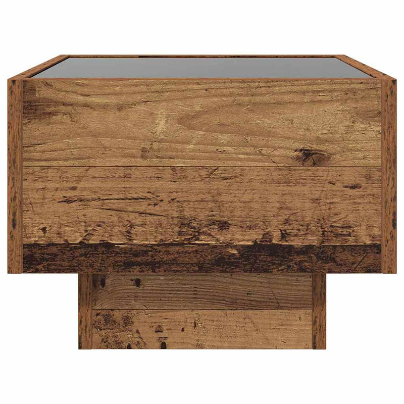 vidaXL Dohányzóasztal Régi fa 40 x 40 x 30 cm Faanyag