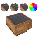 vidaXL Dohányzóasztal Régi fa 40 x 40 x 30 cm Faanyag