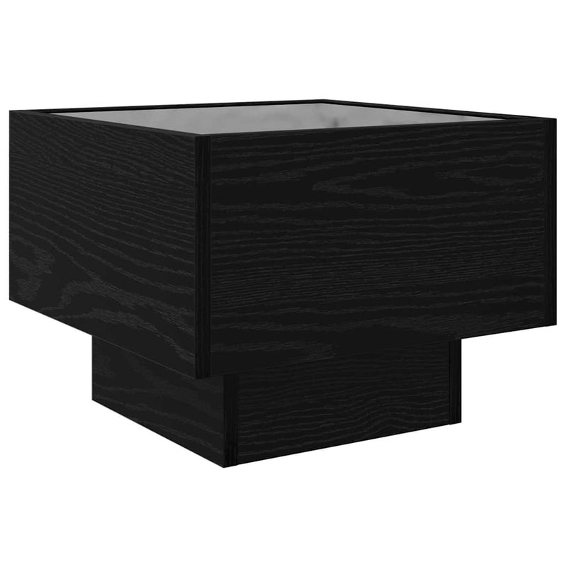 vidaXL Dohányzóasztal Musta tammi 40 x 40 x 30 cm Faanyag