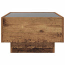 vidaXL Dohányzóasztal Régi fa 50 x 50 x 30 cm Faanyag
