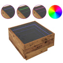 vidaXL Dohányzóasztal Régi fa 50 x 50 x 30 cm Faanyag