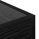 vidaXL Dohányzóasztal Musta tammi 50 x 50 x 30 cm Faanyag