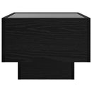 vidaXL Dohányzóasztal Musta tammi 50 x 50 x 30 cm Faanyag