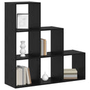 vidaXL Szobaelválasztó könyvespolc Fekete tölgy 99 x 29 x 99 cm